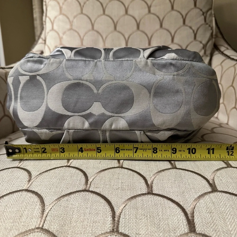 Coach Brooke Sateen Signature Shoulder Bag L1176- F17183 - Picture 10 of 16